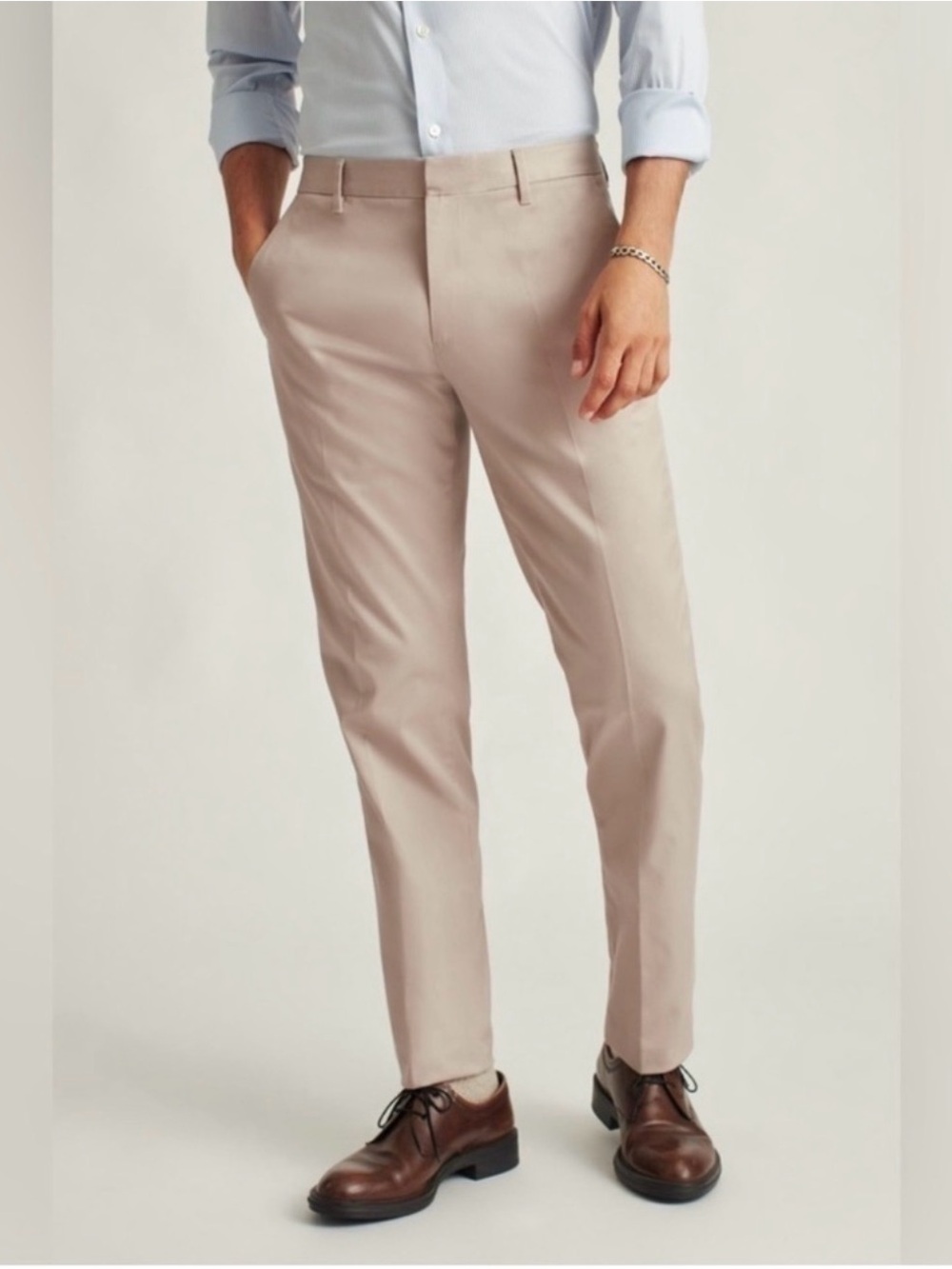 Bonobos weekday warriors Wednesday wheat Straight fit dress pants 35/34